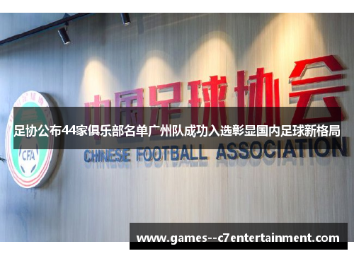 足协公布44家俱乐部名单广州队成功入选彰显国内足球新格局